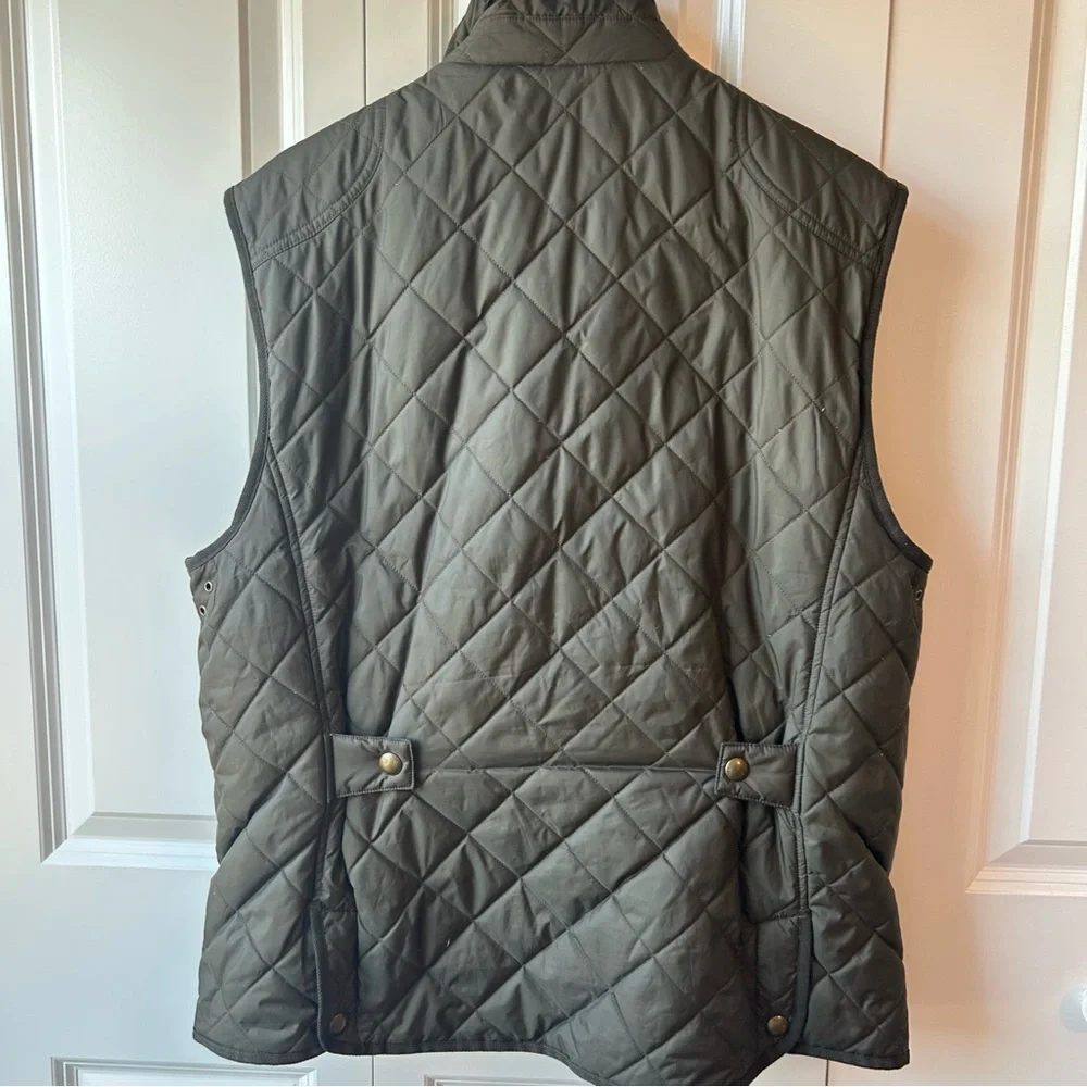 Polo Ralph Lauren Quilted Vest Olive Green Size L‎ - Picture 4 of 9